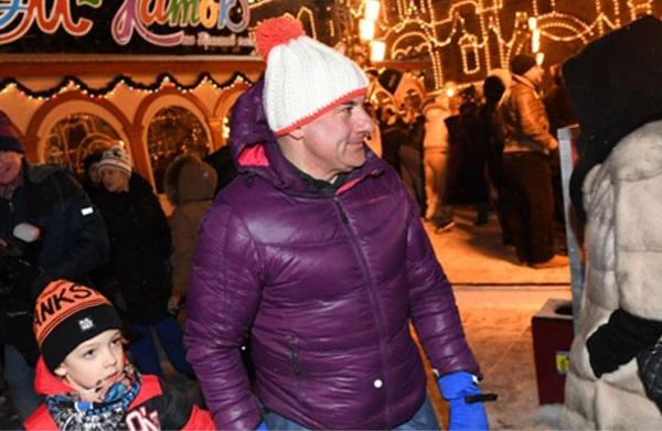 Николай Фоменко с сыном Василием