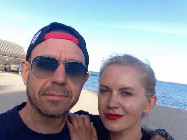 На фото: Сергей Михалок и его жена Светлана Зеленковская
