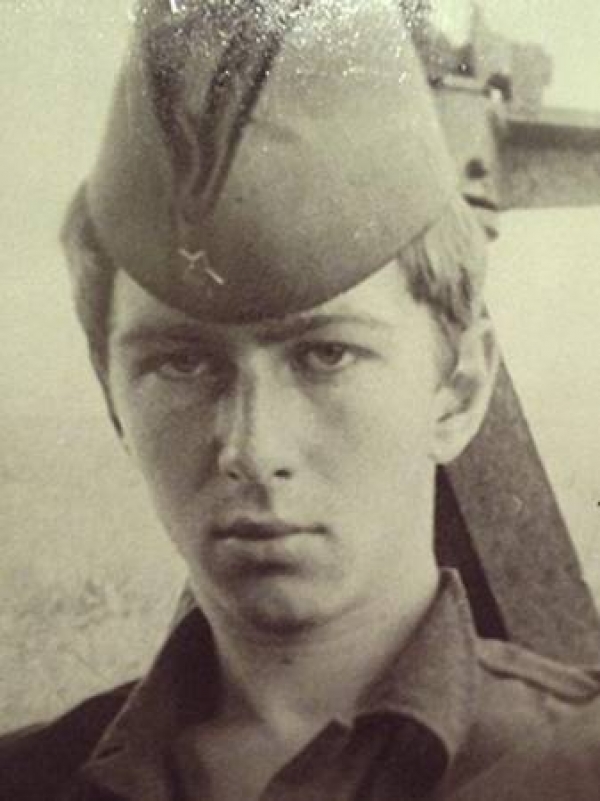 Валерий Сюткин во время службы в армии